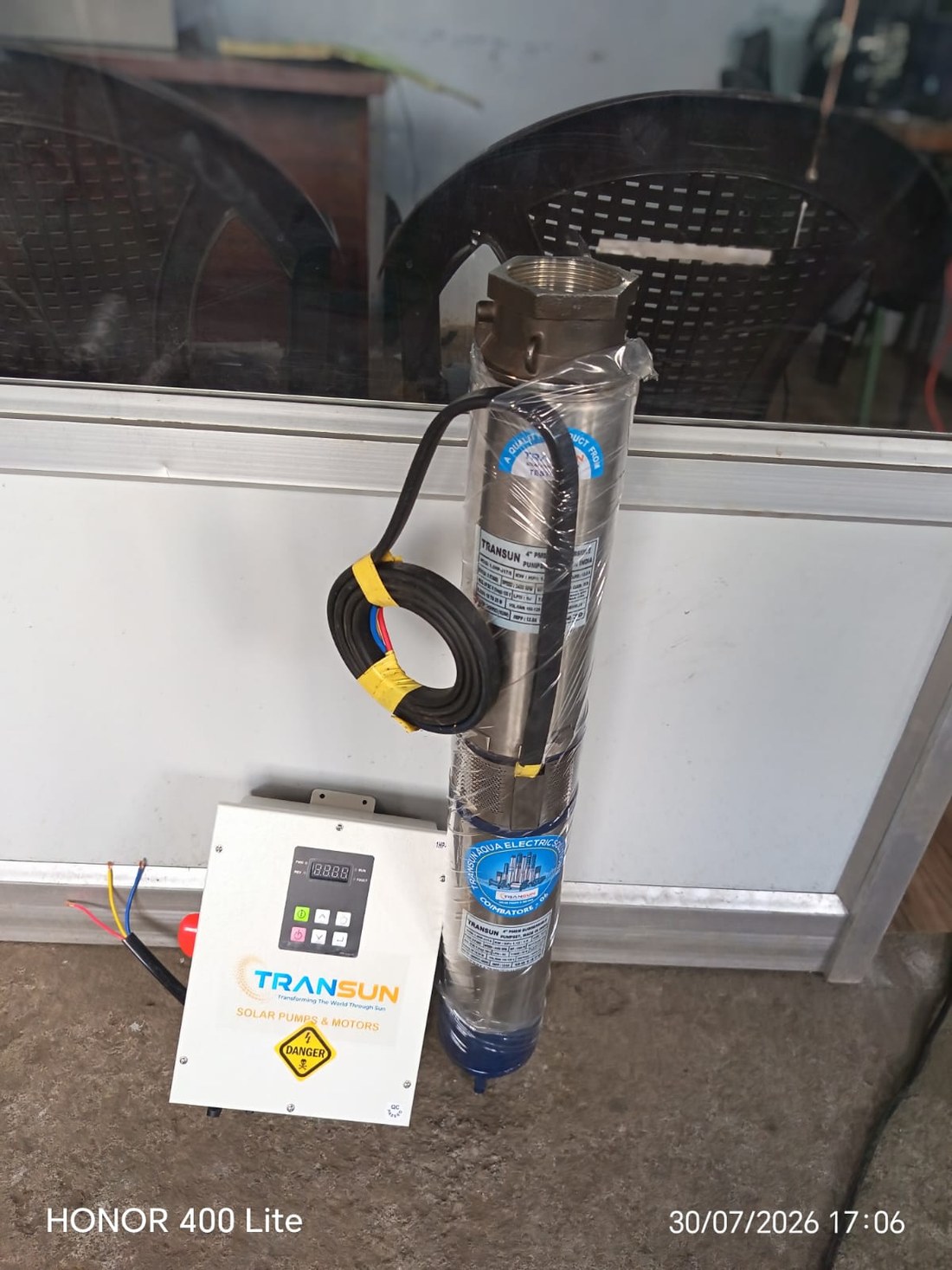 Transun solar pump and controller
